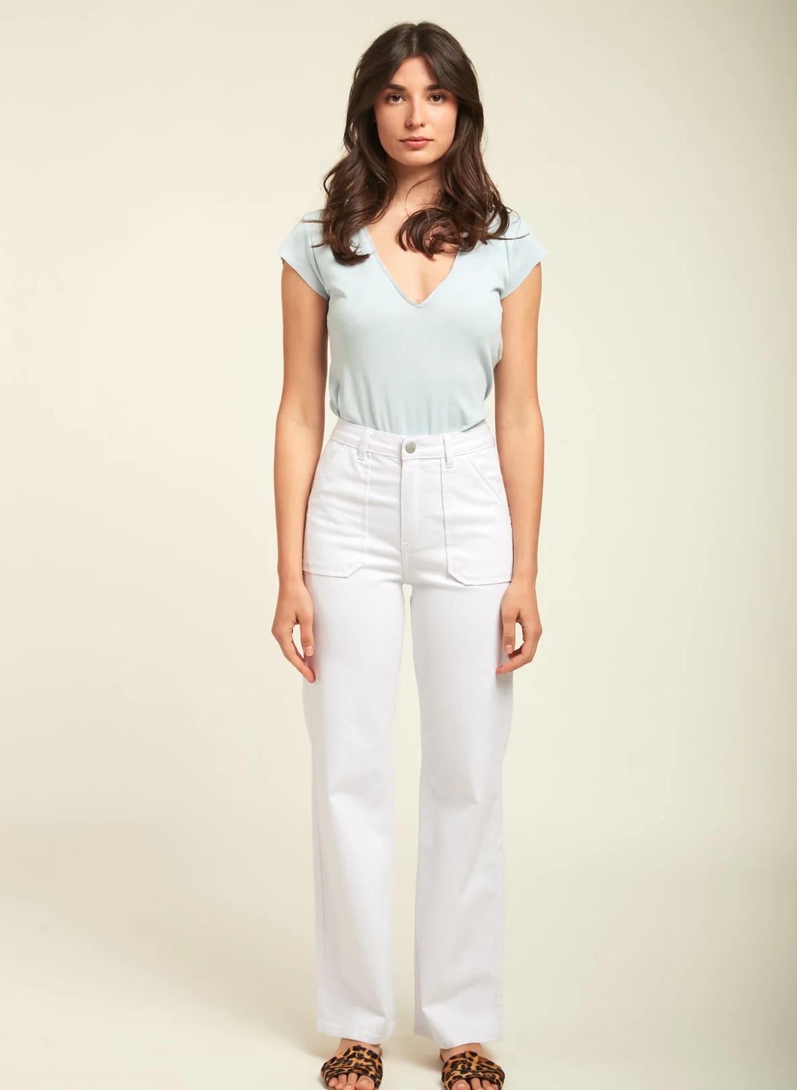 Toxik3 BEAU wide legged jeans - khaki - Image 22