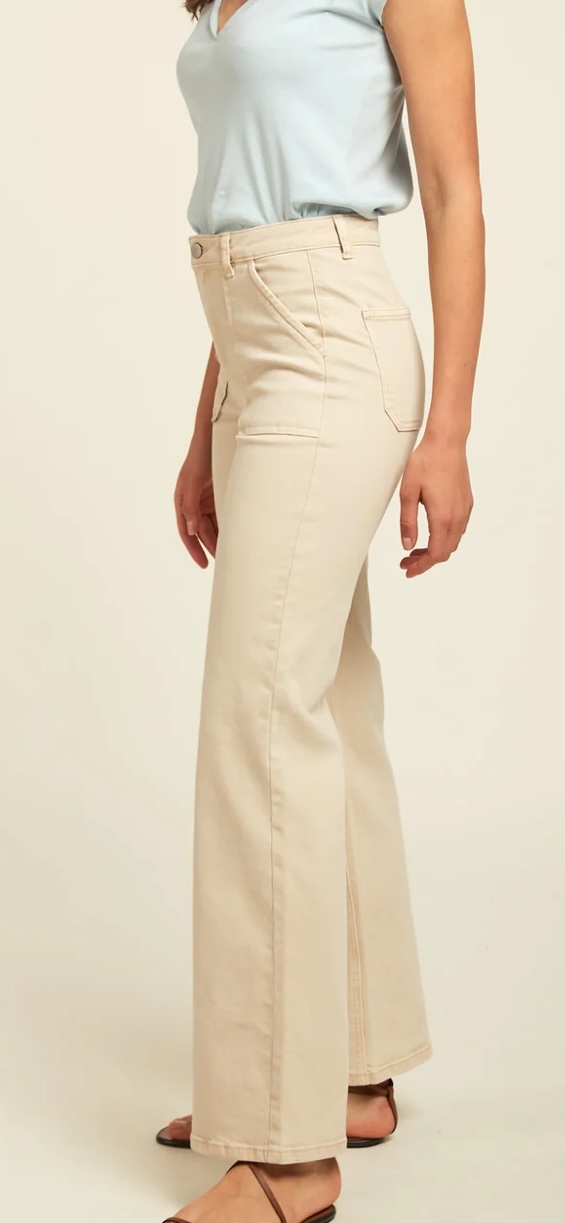 Toxik3 BEAU wide legged jeans - khaki - Image 16