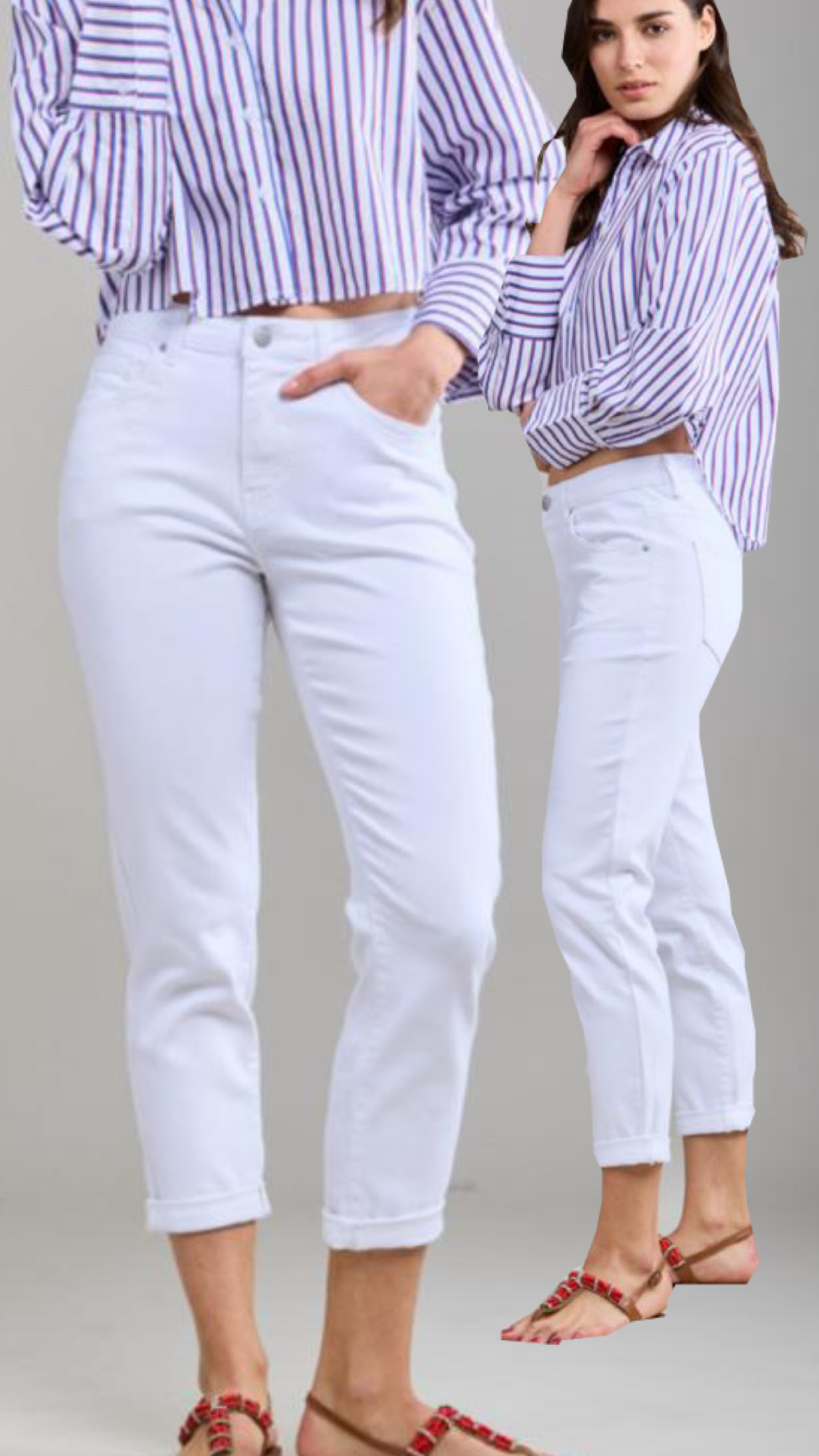 Toxik3 CARRIE boyfriend jeans - white - Image 11