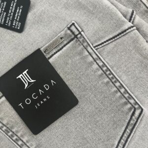 Toxik3 REMY by Tocada wide leg pull on light grey