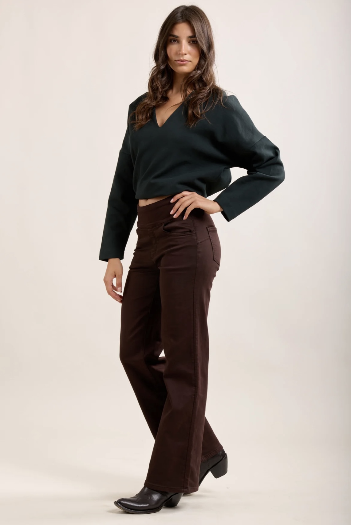 Toxik3 REMY by Tocada wide leg pull on NEW BEIGE - Image 20