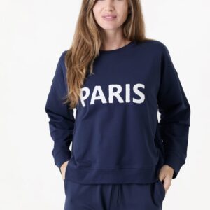Dreams Paris embroidery sweatshirt