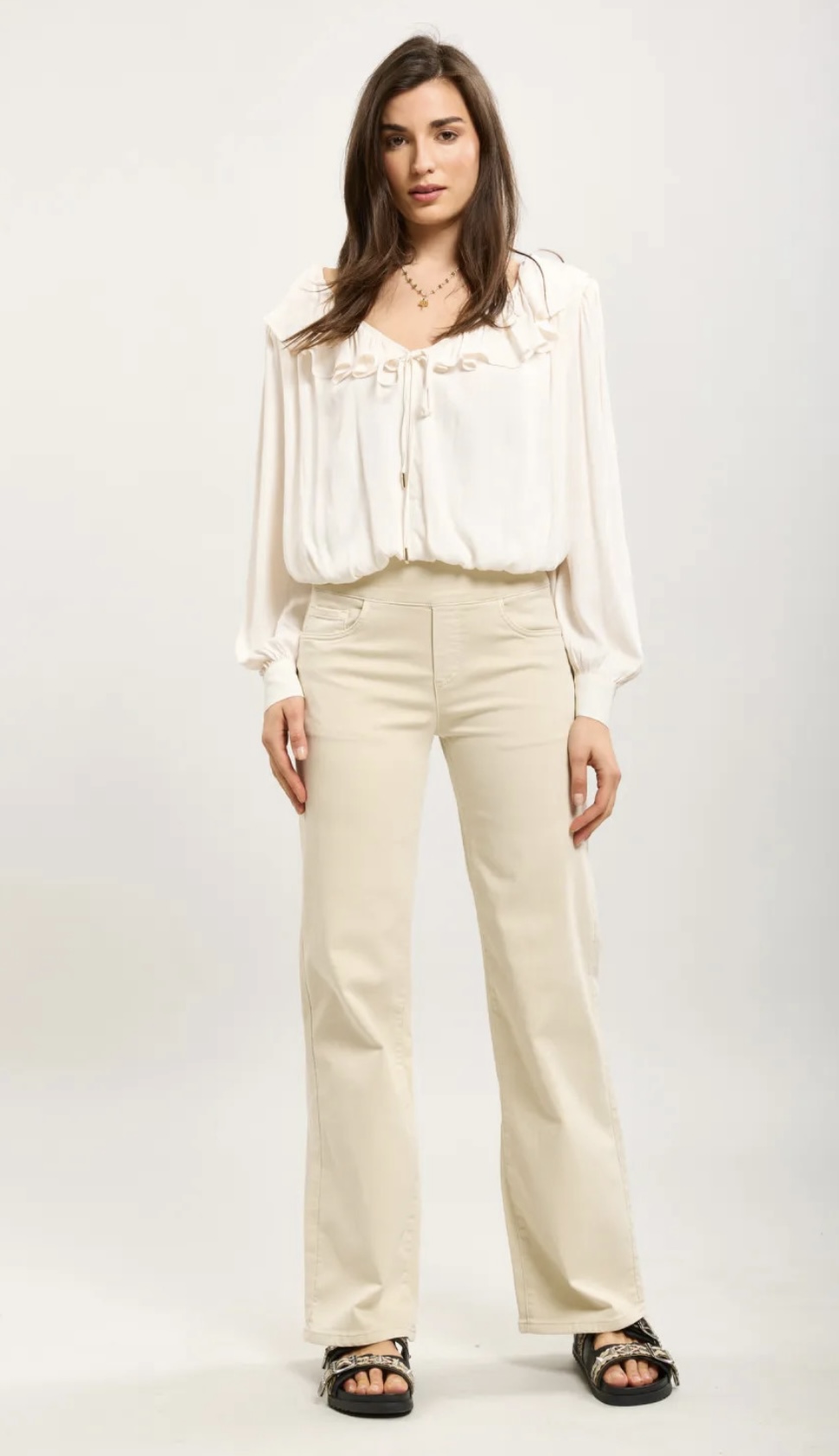 Toxik3 REMY by Tocada wide leg pull on NEW BEIGE - Image 23