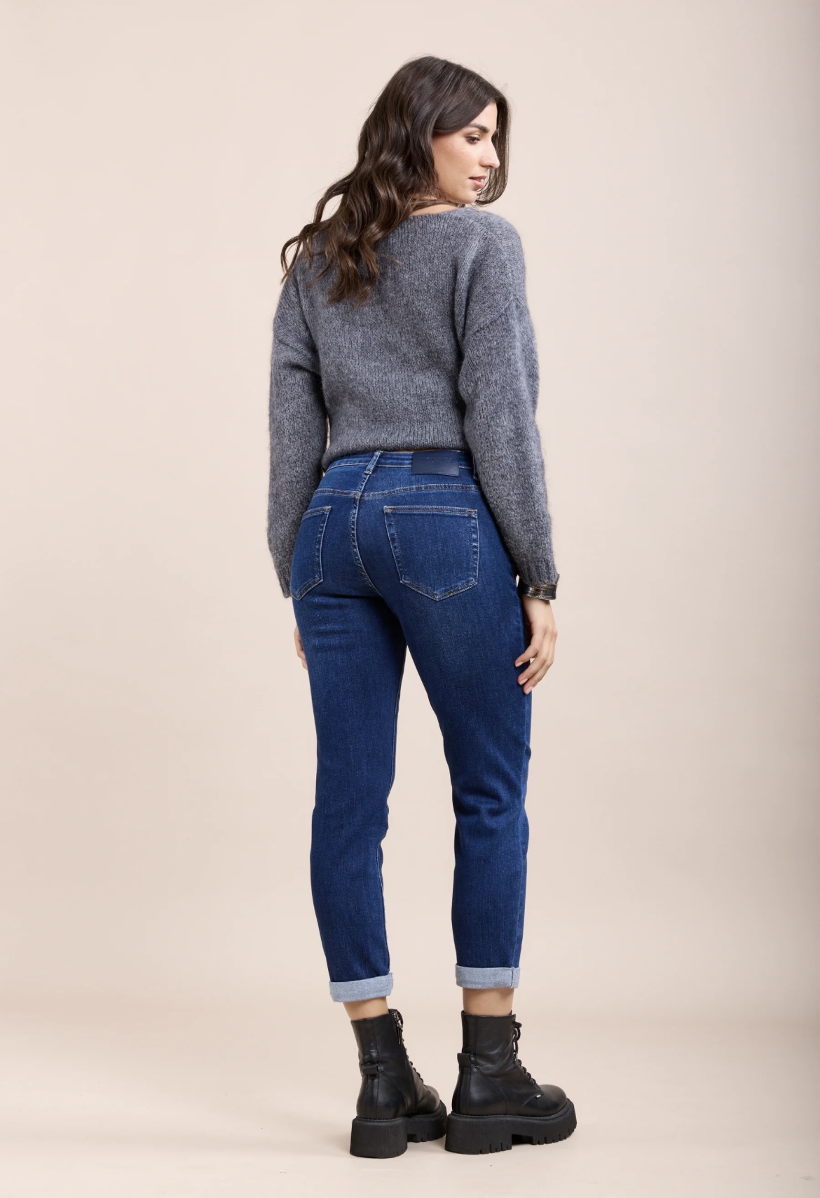 Toxik3 CARRIE boyfriend jeans - dark blue - Image 2