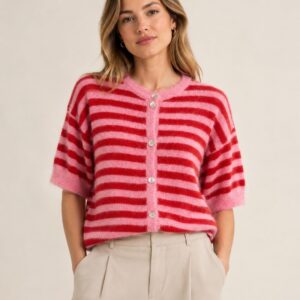Amilla striped cardigan