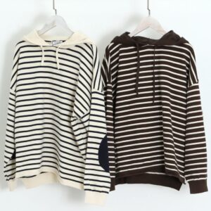 Yu & Me hoodie with elbow patch